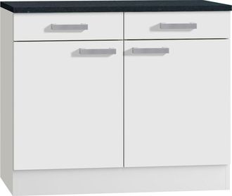 Optifit Unterschrank »Odense« 100 cm breit, mit 2 Türen und 2 Schubkästen, für Stauraum