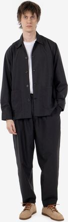 Universal Works Travail Overshirt tropical suiting black
