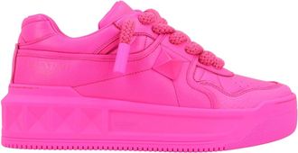 Valentino Schoenen, Dames, Roze, 37 1/2 EU, Leer, One Stud XL Sneaker