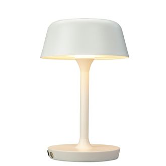 Dyberg Larsen L&aacute;mpara De Mesa Dyberg Larsen Lumi&egrave;re Moderne Blanco 19,5 Cm Metal