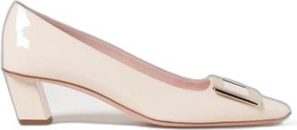 Roger Vivier D&eacute;collet&eacute; Belle Vivier - Dames - Schoenen - Beige - Maat: 36 1/2 EU Leer