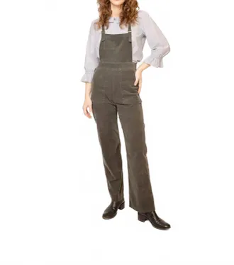 Cameo Cord Overalls In Billiard