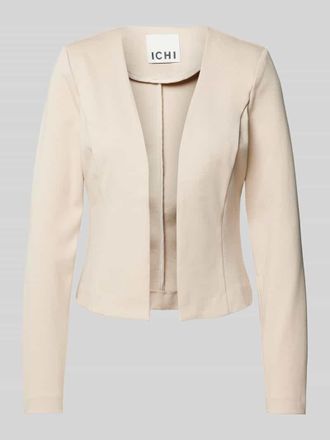 Ichi Regular Fit Blazer mit offener Vorderseite Modell KATE in Beige, Größe XXL