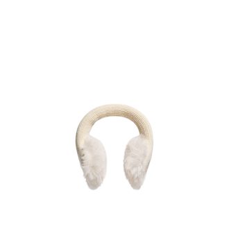 Moncler Moncler Wool Earmuffs, Women, White, Size: One Size