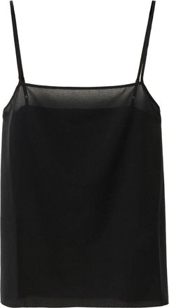 Fabiana Filippi Canotta georgette - Nero