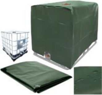 OEM Cubierta Deposito Agua - Para Deposito Ibc 1000 L - Antiuvas Impermeable Antipolvo - Poliester 210d - 120x100x116 Cm - 1 Unidad