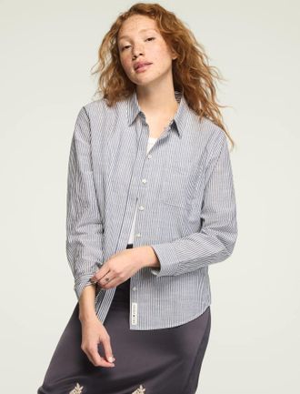 Lucky Brand Womens Boyfriend Buttondown Shirt