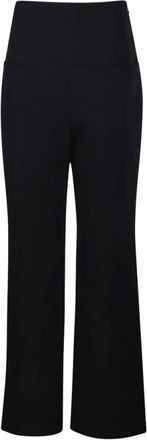 Alaia Broeken, Dames, Zwart, S, Wol, Licht Geklede Wolbroek
