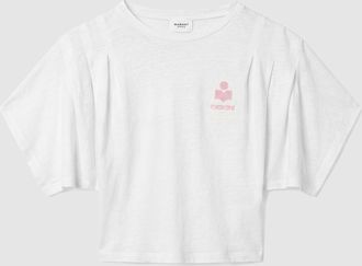 Isabel Marant Tee Shirt Kyanzae White Pink