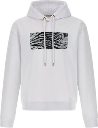 Roberto Cavalli Hombre, Sudaderas, Blanco, Talla: 2XL