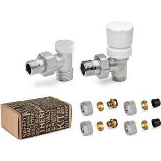 APM Kit De V&aacute;lvula Y Detentor &Oslash;3/8 Completo Con Racores Para Tubos De Cobre Y Multicapa Apm 109x310r12m1612 3/8