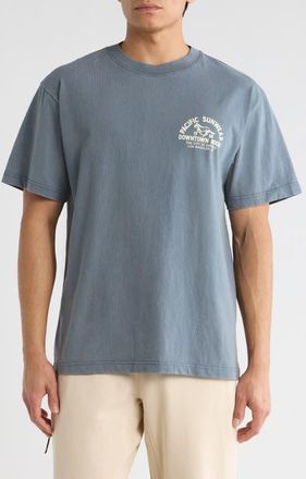 PacSun Downtown Rodeo Graphic T-Shirt in Navy at Nordstrom, Size Medium