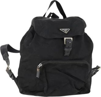 Prada Pre-owned Backpacks, female, Black, Size: ONE SIZE Pre-owned Vintage Backpack