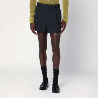 Gucci Shorts dark grey in wool twill