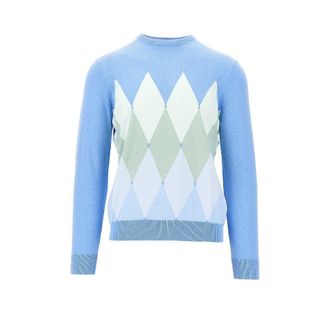 Ballantyne Lozenge cotton and cashmere sweater Man 48