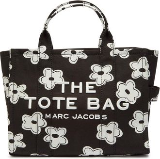 Marc Jacobs The Tote Medium Floral-print Canvas Tote - Black And White - One Size