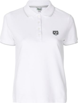 Kenzo Polotop met tijgerpatch - Wit