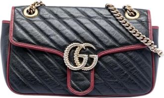 Gucci Pre-owned Cross Body Bags, female, Black, Size: ONE SIZE Pre-owned Vintage Cross Body Bag