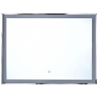 Beliani Beliani - Espejo De Ba&ntilde;o Iluminado Led Rectangular 90 X 70 Cm Glamour Argens