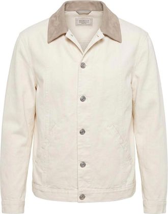 Brunello Cucinelli Garment-Dyed Outerwear Jacket