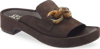 Pedro Garcia Lua Slide Sandal in Brown Castoro-Tortoise at Nordstrom, Size 39.5