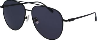 Ferragamo Grey Pilot Mens Sunglasses SF308S 002 61