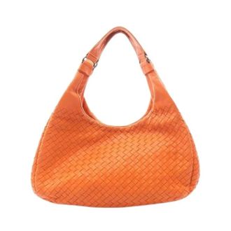 Bottega Veneta Pre-owned Shoulder Bags, female, Orange, Size: ONE SIZE Pre-owned Shoulder Bag