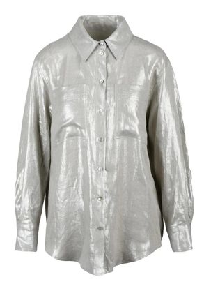 Marella Sport Linen Shirt - Silver