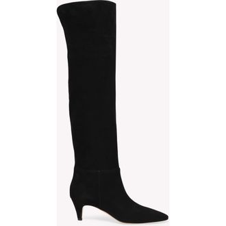 Gianvito Rossi Elise Boot 55 in Black Suede at Nordstrom, Size 41.5