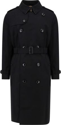 Burberry Klassieke Katoenen Trenchcoat - Heren - Trenchcoats - Zwart - L - Katoen - Jassen