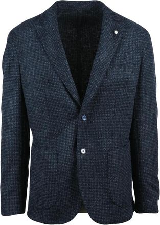 L.B.M. 1911 L.b.m. 1911, Heren, Jassen, Blauw, Maat: 2XL Wol