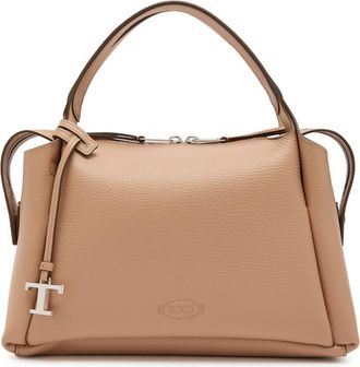 Tod's Grained Leather top Handle bag - Tan - One Size