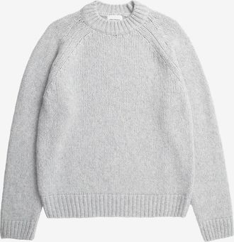 Norse Projects Rundkragen Wollpullover mit Raglan&auml;rmeln Birger