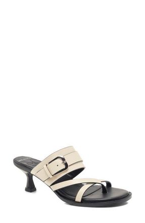 Free People Belted Toe Loop Sandal in Bone Leather at Nordstrom, Size 8.5