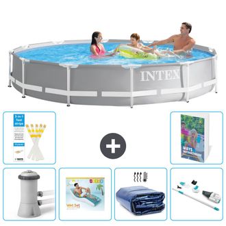 Intex Piscina Prism Frame Redonda - 366x76 Cm - 7-piezas S261
