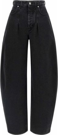 Jacquemus Ovalo de-N&icirc;mes Jeans - Dames - Loose Fit Jeans - Zwart - W30 - Katoen - Jeans