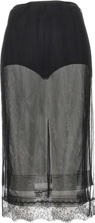 Dolce & Gabbana Gonna midi in tulle - - Skirts - Donna - Nero - S