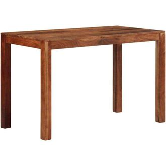 vidaXL Tavolo da Pranzo 120x60x76 cm in Legno Massello di Acacia vidaXL