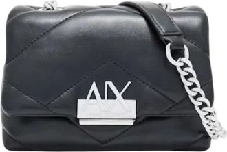 A|X Armani Exchange Mini borsa trapuntata - - Bags - Donna - Nero - ONE SIZE