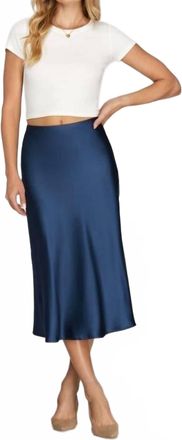 She + Sky Carson Skirt In Navy