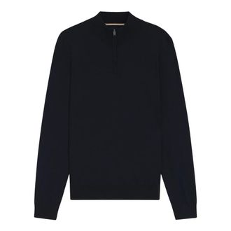 HUGO BOSS Dagjurken - Heren - Truien - Blauw - Maat: 2XL Wol