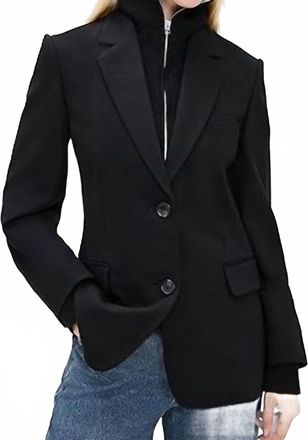 Rag & Bone Frank Ponte Blazer In Black