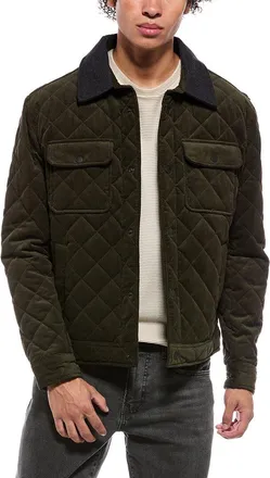 Cole Haan Diamond Quilted Bomber Jacket