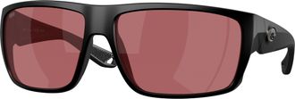 Costa Costa del Mar Mens 64 mm Matte Black Sunglasses