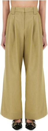Ganni Donna, Pantaloni, Beige, S, new
