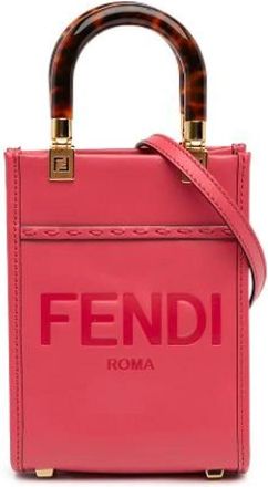 Fendi Pre-owned Mini Bags, female, Pink, Size: ONE SIZE Pre-owned Vintage Mini Bag