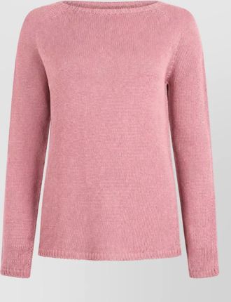 Max Mara linen long-sleeve sweater