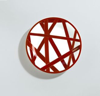 Missoni Home Bordeaux Ribbons - Set 2 Pzs. Plato de Pan o Mantequilla