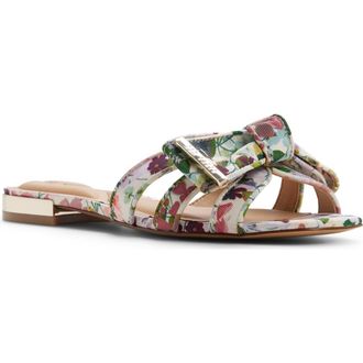 Ted Baker Elsie Bow Slide Sandal in Other Purple at Nordstrom, Size 9.5