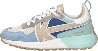 Kaotiko Detroit Sneakers - Dames - Sneakers - Veelkleurig - 40 EU - Leer - Schoenen